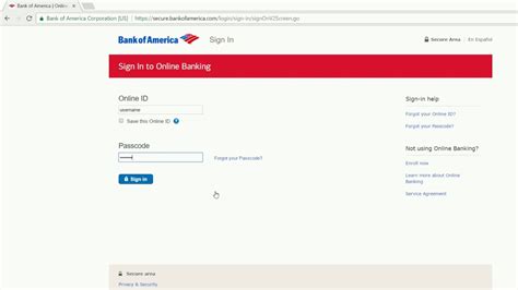 The bank is known as united states second largest bank holding company by assets. How to login bank of america online banking account - YouTube