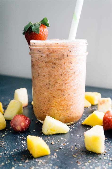 You can substitute frozen peaches for fresh during summer months. 100 Calorie Smoothie | Snacks, Nutritious breakfast, 100 ...