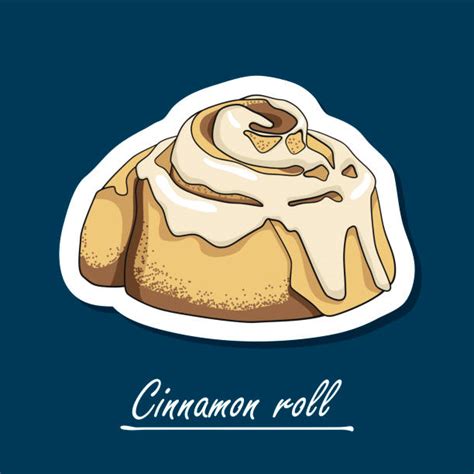 Cinnamon Roll Silhouette Illustrations Royalty Free Vector Graphics