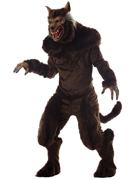 Werewolf Deluxe Wolfman Full Moon Monster Wolf Horror Adult Mens Costume L Ebay