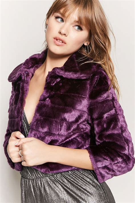 luxurious faux fur cropped jacket faux fur cropped jacket crop jacket outerwear women
