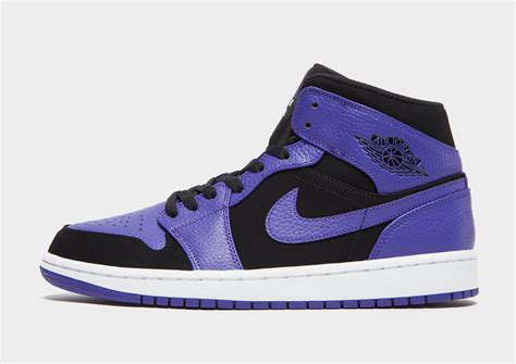 Nike Air Jordan 1 Mid Mens Shoe In Purple For Men Lyst