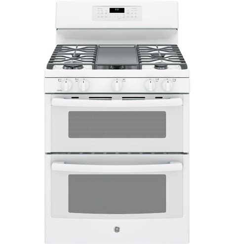 Ge 30 White Double Oven Gas Range Jgb860dejww