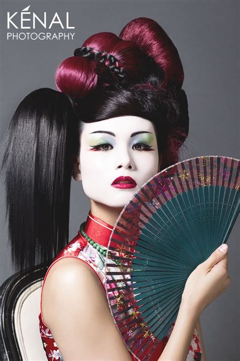 Avant Garde Geisha Photoshoot With Beauty Nancy Pham Makeup Artist