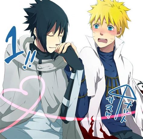 Uzumaki Naruto ♥ Uchiha Sasuke Sasunaru Parejas De Anime Manga