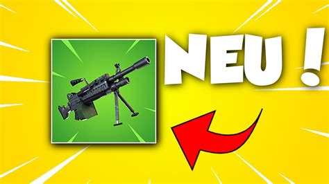 Neue Waffe In Fortnite Kommt Wir Bekommen Ein Leichtes Mg In