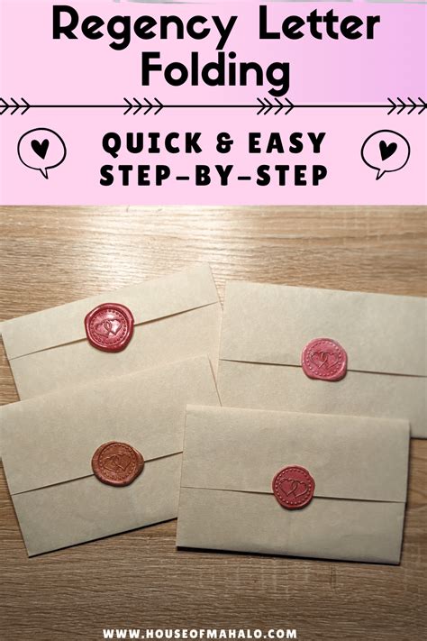 Tutorial Quick And Easy Regency Letter Folding Technique Jane Austens