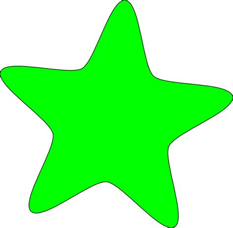 Green Star Clip Art At Clker Vector Clip Art Online Royalty Free
