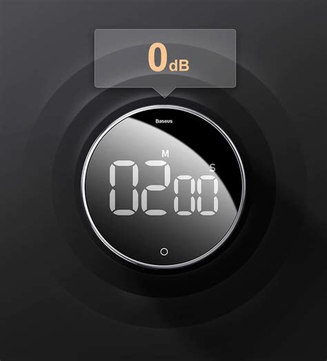 Baseus Magnetic Digital Timers Manual Countdown Kitchen Timer Countdown