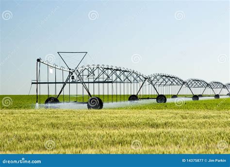 Center Pivot Crop Irrigation System For Farm Management Royalty Free