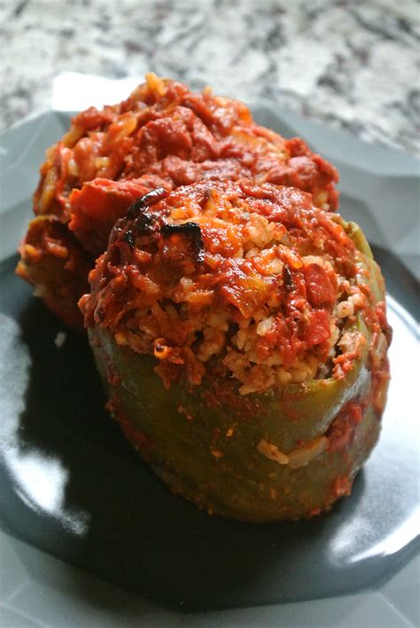Vanilla extract, salt, dates, goji berries, nut butter, garbanzo beans. Stuffed Peppers (Red or Green); Gluten free, Dairy Free ...