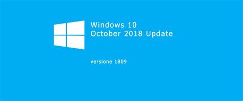 Windows 10 October 2018 Update 1809