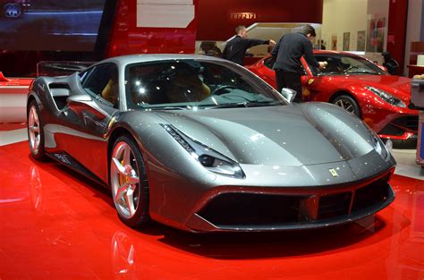 The 488 gtb name marks a return to the classic ferrari model designation with the 488 in its moniker indicating the engine's unitary displacement, while the gtb stands for gran turismo berlinetta. Geneva 2015: Ferrari 488 GTB Revealed - The Truth About Cars