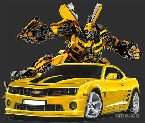 Chevrolet Camaro Ss Bumblebee Transformers By Vladyslav Shapovalenko