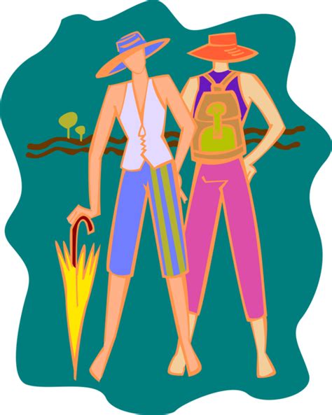 559 X 700 2 People In Summer Clothes Clipart Png Download Full