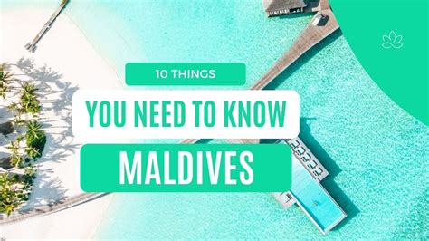 Top 10 Things You Need To Know About The Maldives Youtube