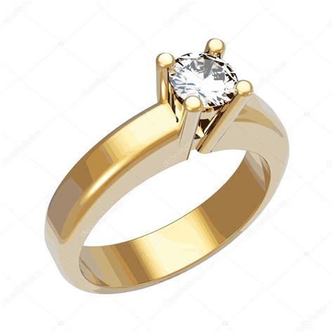 Shiny Diamond Ring Vector Illustration Stock Vector Image By