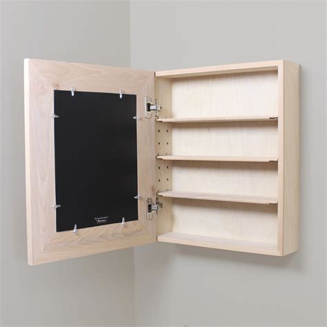 Unfinished 1 Flat Picture Perfect Medicine Cabinet® Wall Mount