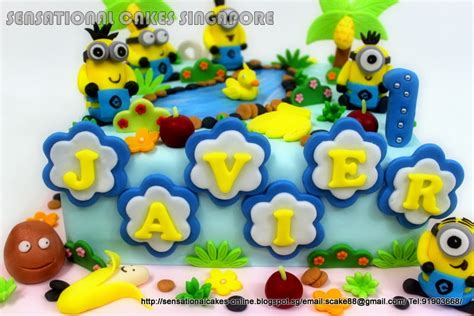 When you spend two hours on decoration, this is not a cake anymore, this is a piece of art! The Sensational Cakes: minions party theme , minion having ...