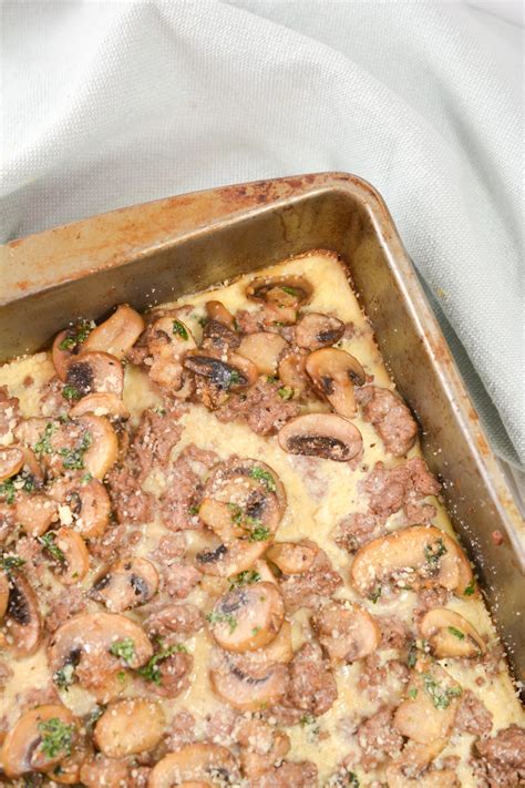 Hamburger Mushroom Bake Sweet Peas Kitchen