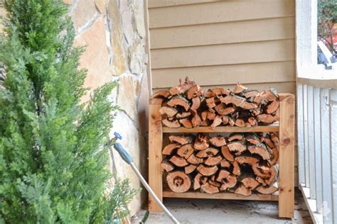 Best Diy Firewood Rack Plans That You Can Build Easily Organize With Sandy