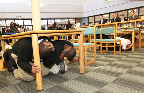 SLPS students use Great ShakeOut to practice earthquake preparedness 