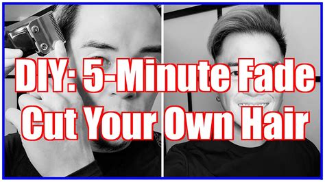 A fade haircut is one of the simplest ways of adding detail to your hairstyle. DIY: The 5-Minute Cheat Fade (Cut Your Own Hair) - YouTube