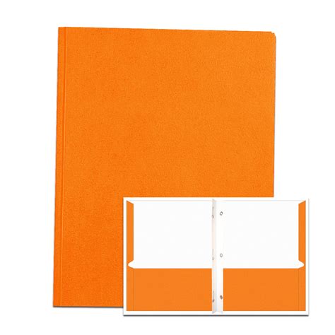 Pocketsandprongs 1175x95 Orange Pocket Folders Roaring Spring