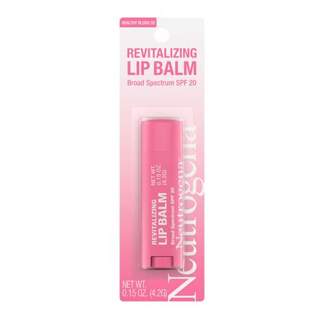 Neutrogena Revitalizing Tinted Lip Balm Spf 20 Sheer Healthy Blush 15 Oz