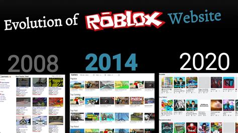 Evolution Of Roblox Logo 2006 2020 Youtube Only Human Song Id