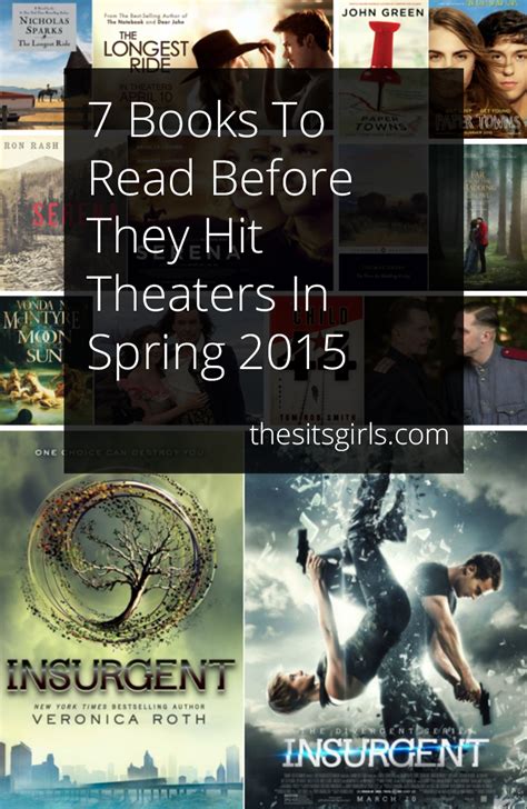 Some of them are critically acclaimed and you've probably heard of. Best Books To Read Before They Hit Theaters In Spring 2015