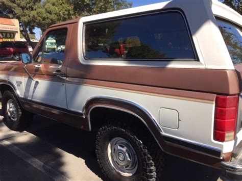 Ford Bronco Xlt 4x4 57k Miles For Sale Ford Bronco 1986 For Sale In