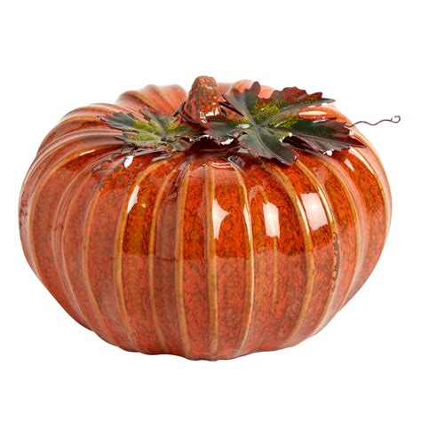 Square accent table christmas tree shop. 6" Glazed Ceramic Pumpkin #Glazed #Pumpkin #Ceramic ...