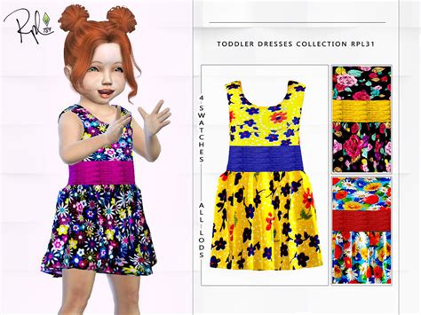 The Sims Resource Toddler Dresses Collection Rpl31