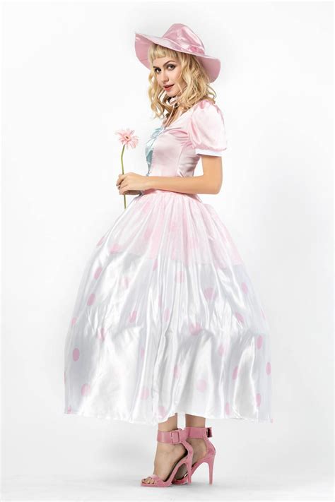 Women S Toy Story Bo Peep Shepherdess Halloween Costume Cosplay Dress Gown Zg9 Ebay