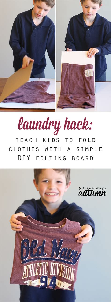 Want to discover how to write a cover letter? teach kids to fold laundry with this simple hack! - It's ...