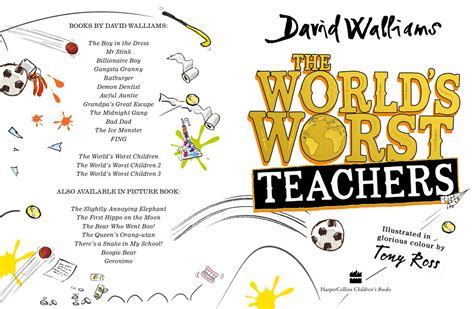 First Chapter Of The Worlds Worst Teachers By David Walliams By