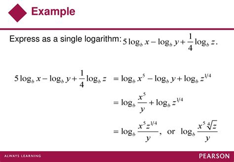 Properties Of Logarithmic Functions Ppt Download