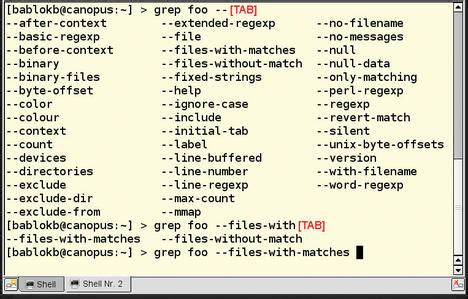 It only takes a minute to in order to 'grep' a.pdf you have to reverse the compression aka extract the text. Bash Tips: Autocompletion » Linux Magazine