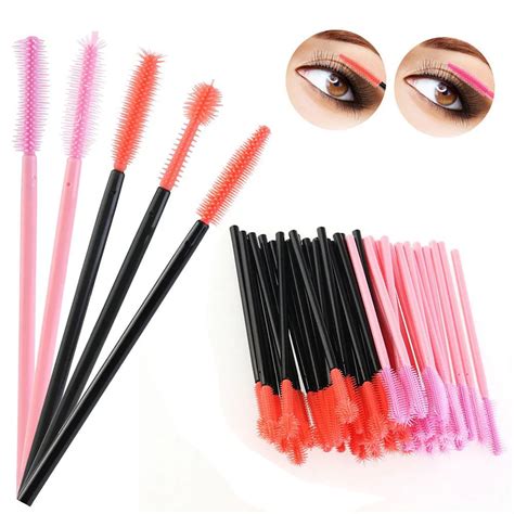 50pcs Eyelash Brushes Makeup Brushes Disposable Mascara Wands