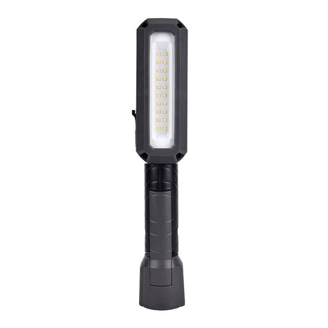 Husky 1000 Lumens Led Rechargeable Clamp Work Light Flashlight With