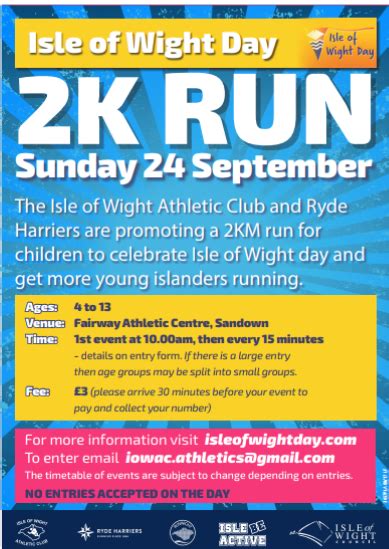 Isle Of Wight Day 2k Run Gatten And Lake Primary School