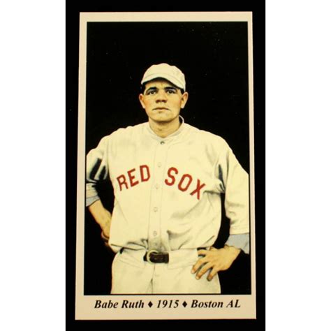 Babe Ruth Red Sox Trading Card Pristine Auction