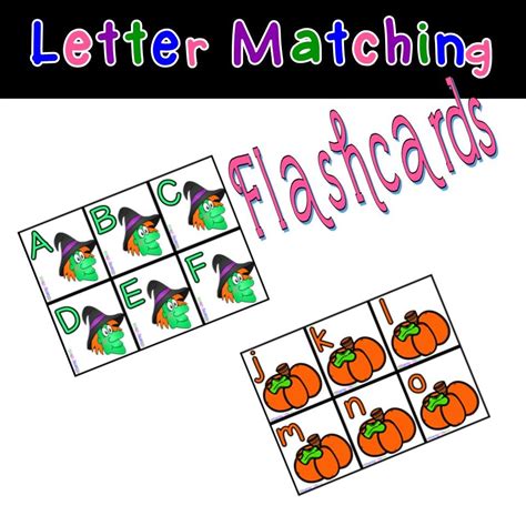Halloween Themed | Letter matching activities, Letter matching, Matching activity