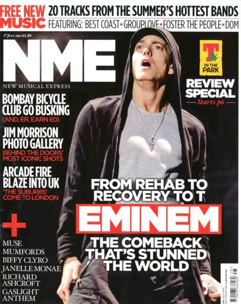 Hot Shot Eminem Covers Nme That Grape Juice