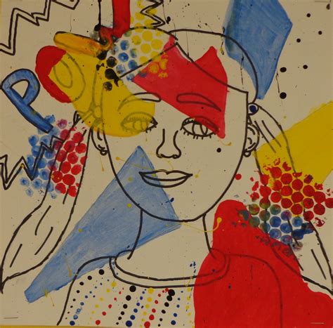 The Art Factory Lichtenstein Style Self Portraits