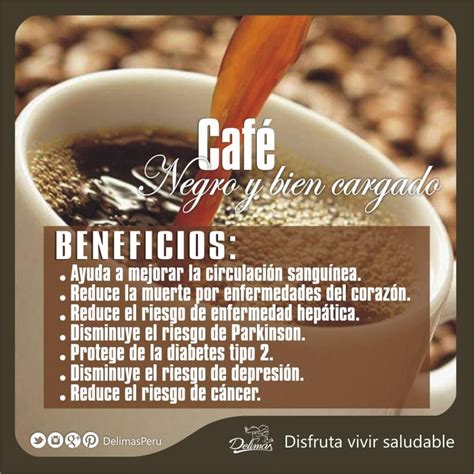 Caf Beneficios Que No Conoc As Alimentaci N Saludable Delim S