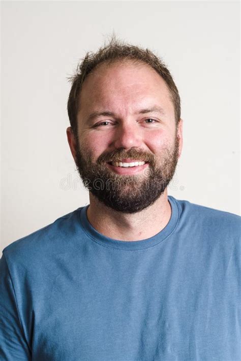 Bearded Man Headshot Portrait Stock Photo Image Of Head Color 108412562