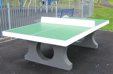 Get the games going with your very own table tennis table. Concrete Table Tennis Table - Streetscape Products & Services