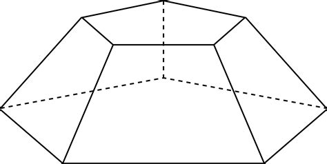 Frustum Of A Pentagonal Pyramid Clipart Etc